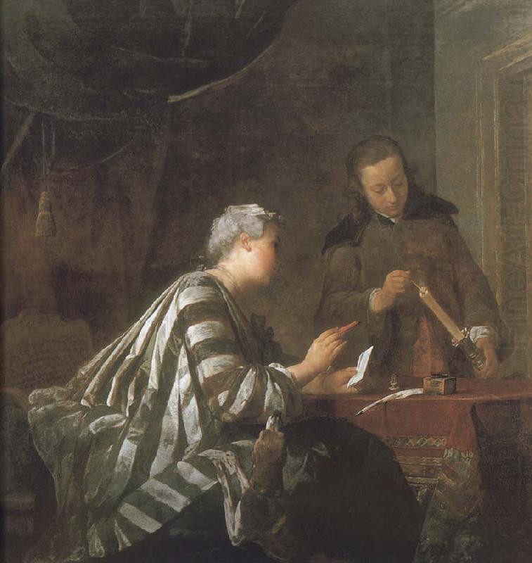 Jean Baptiste Simeon Chardin Letters of women china oil painting image